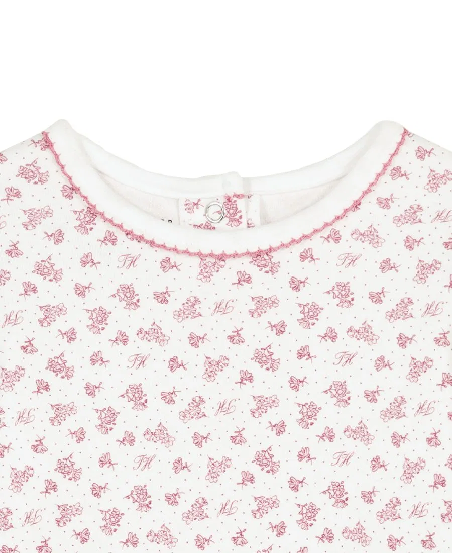 Комплект для малышки: боди с длинным рукавом и джемпер Tommy Hilfiger, Malaga/White Print — фото 3