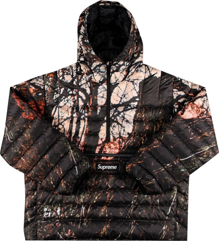 

Пуловер Supreme Micro Down Half Zip Hooded Pullover 'Woods', разноцветный, Черный, Пуловер Supreme Micro Down Half Zip Hooded Pullover 'Woods', разноцветный