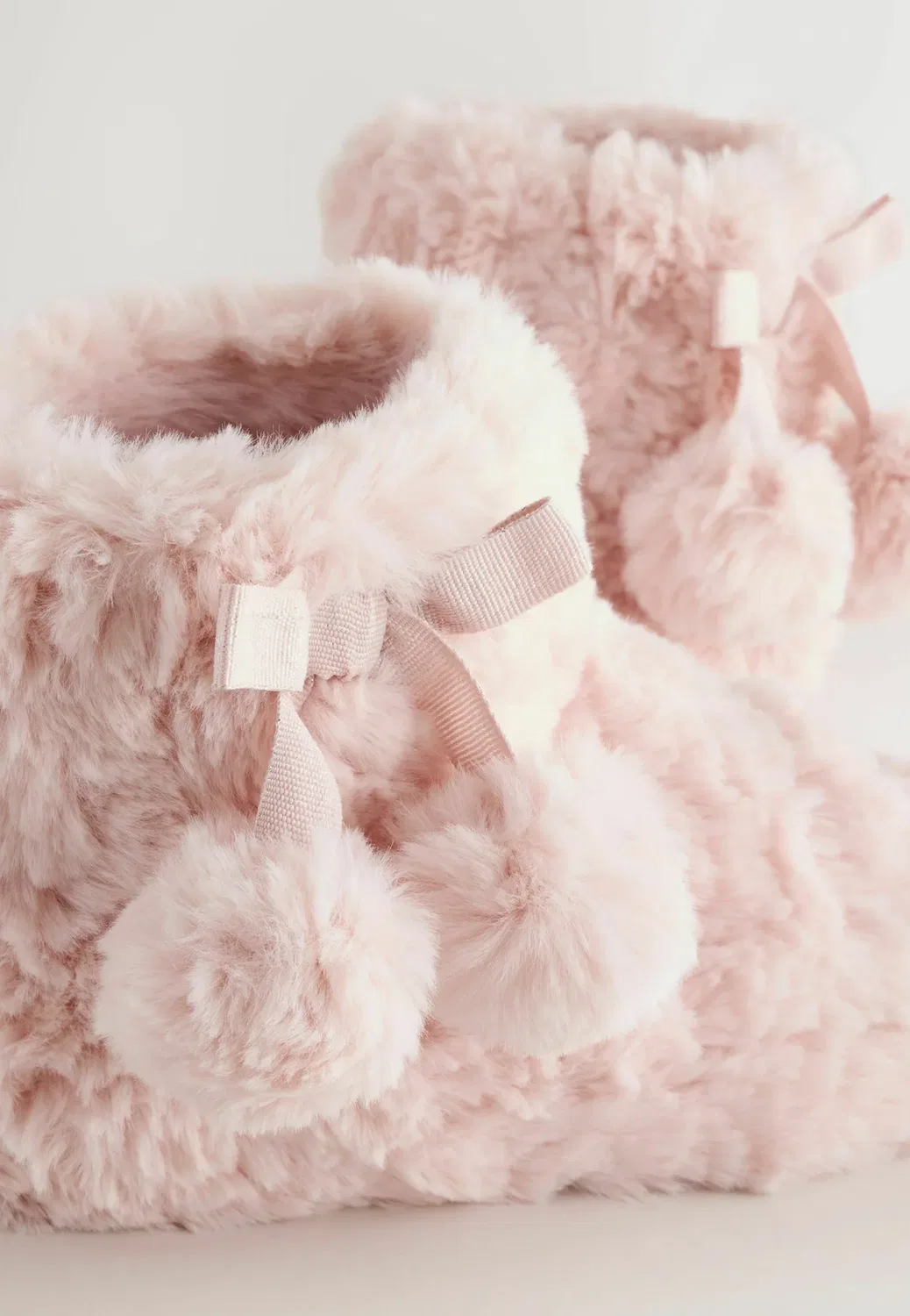 Домашние тапочки - тапочки Next, Pink Faux Fur — фото 4