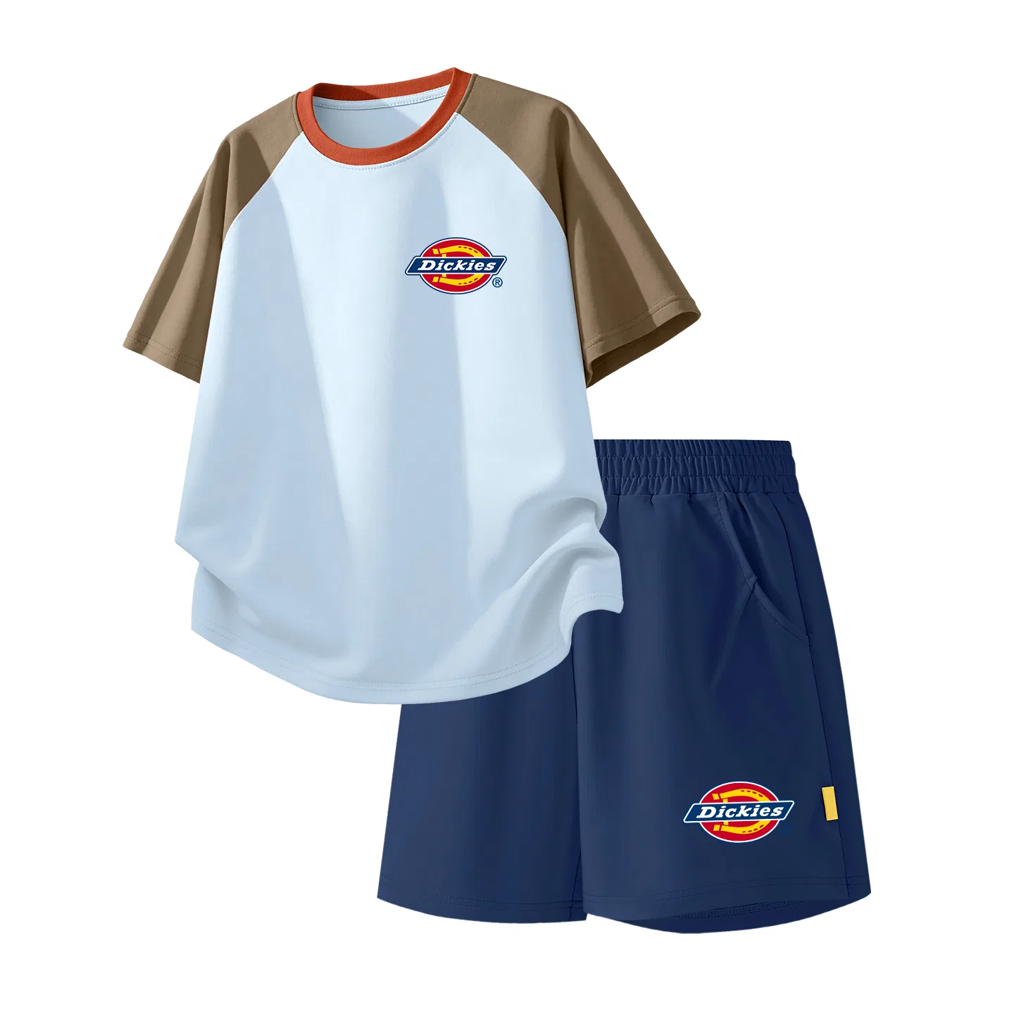 Детский спортивный комплект из 2 предметов S Logo K Blue+S Logo K_Bottom Right Deep Sea Blue Dickies, Deep Sea Blue