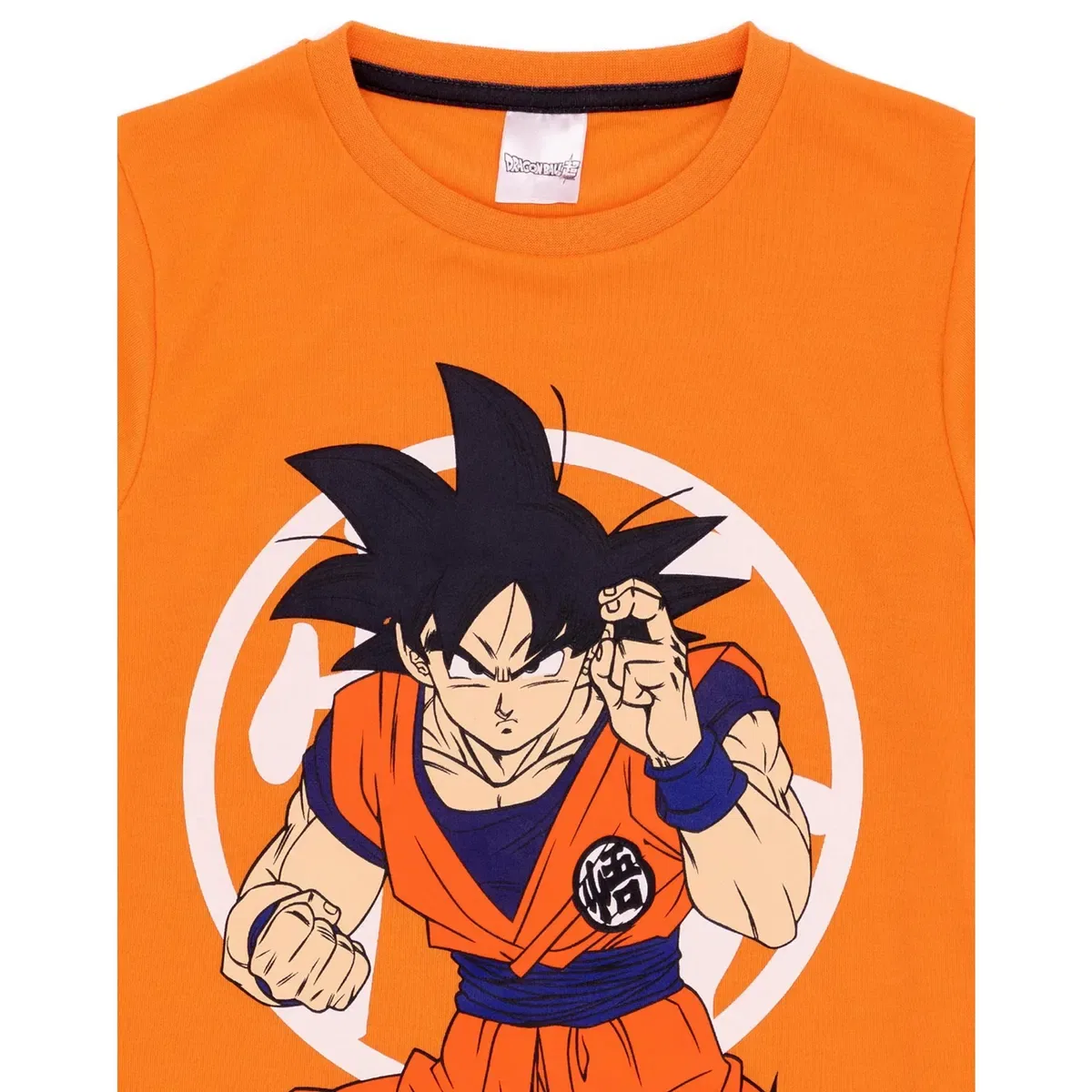 Детский комплект пижамы Goku с коротким рукавом и штанинами Dragon Ball Z, Orange — фото 4
