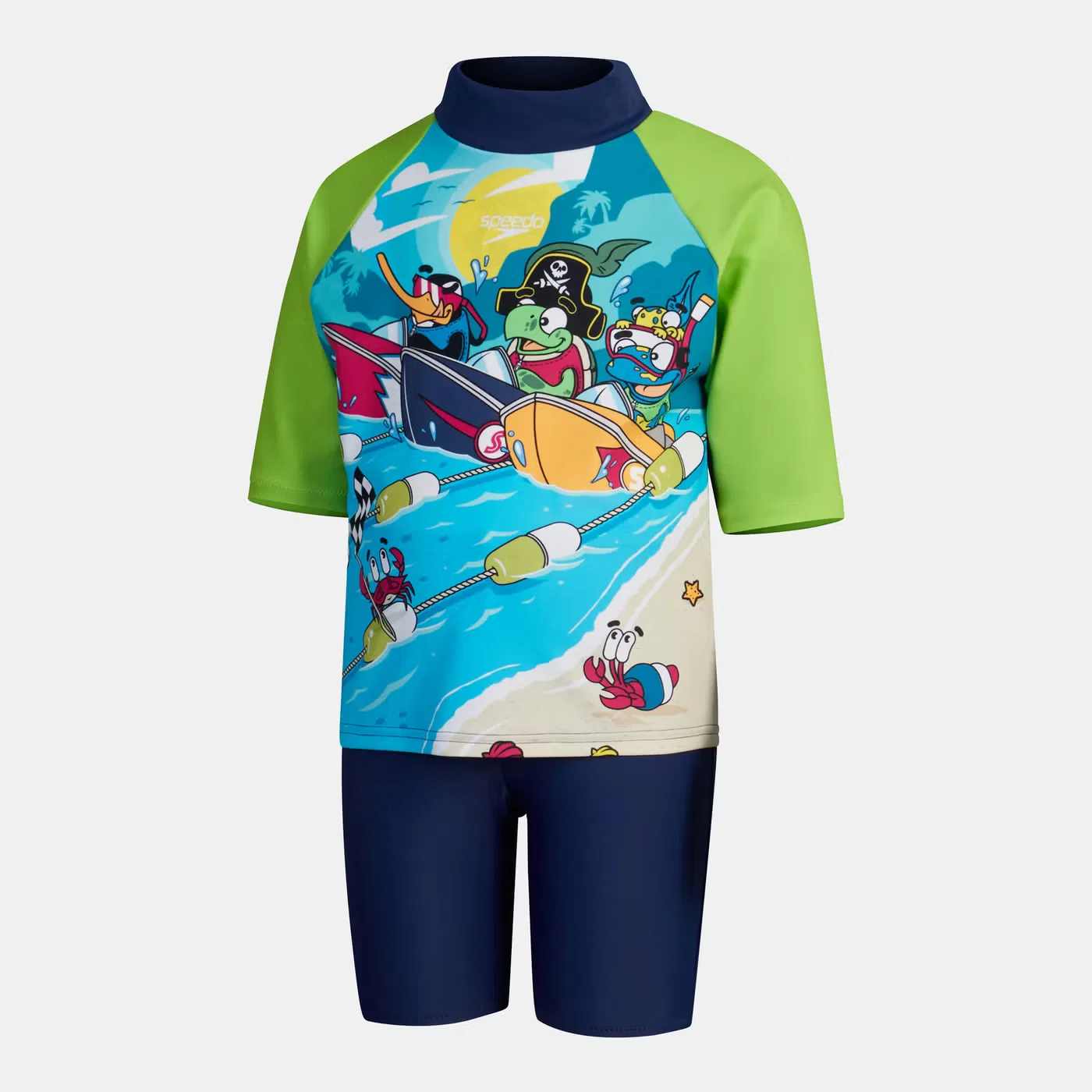 Комплект для плавания с защитой от солнца Learn To Swim Speedo, синий