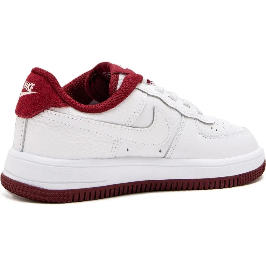 Кроссовки детские с липучкой и шнуровкой Air Force 1 Low Easyon Lv8 Nike, Белый — фото 2