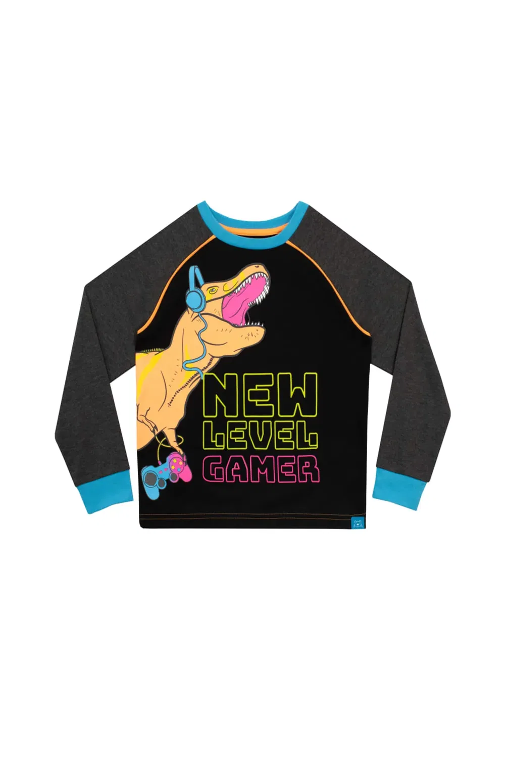 Пижама с принтом New Level Gamer Harry Bear, Black — фото 2