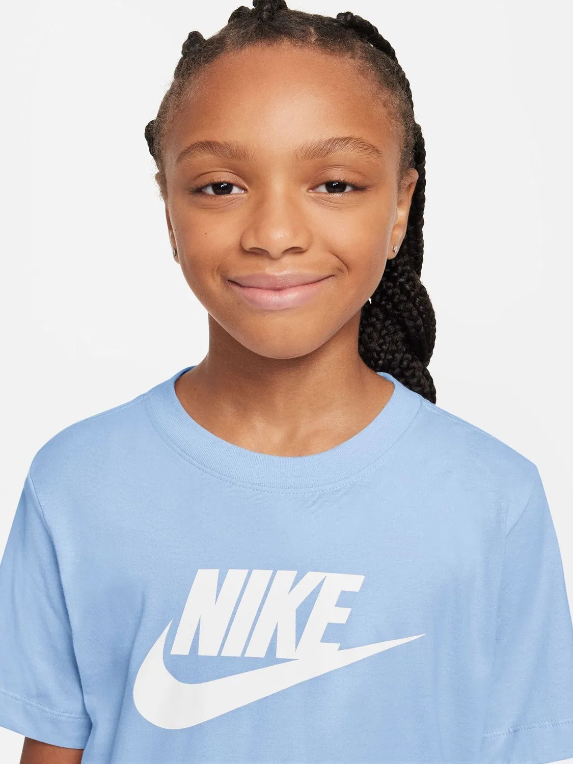Футболка Nike Sportswear, модель Futura HBR Nike, водородно-синий — фото 3