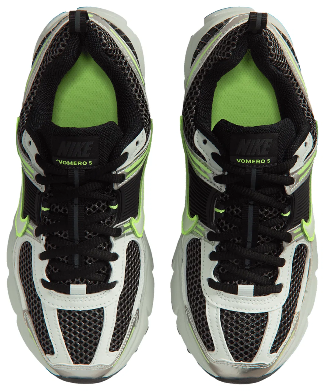 Кроссовки для мальчиков Vomero 5 Nike, цвет Barely Green/Black/Volt Ice — фото 4