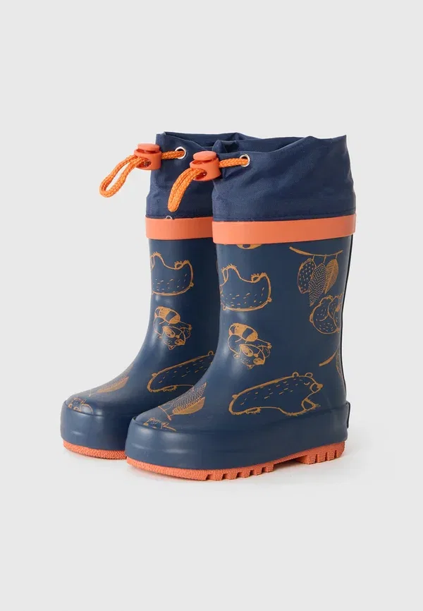 Сапоги дождевые Wellies Playshoes Marine, морской — фото 2