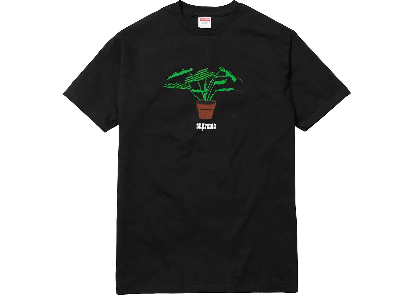 Мужская футболка с принтом Plant Tee Supreme, черный