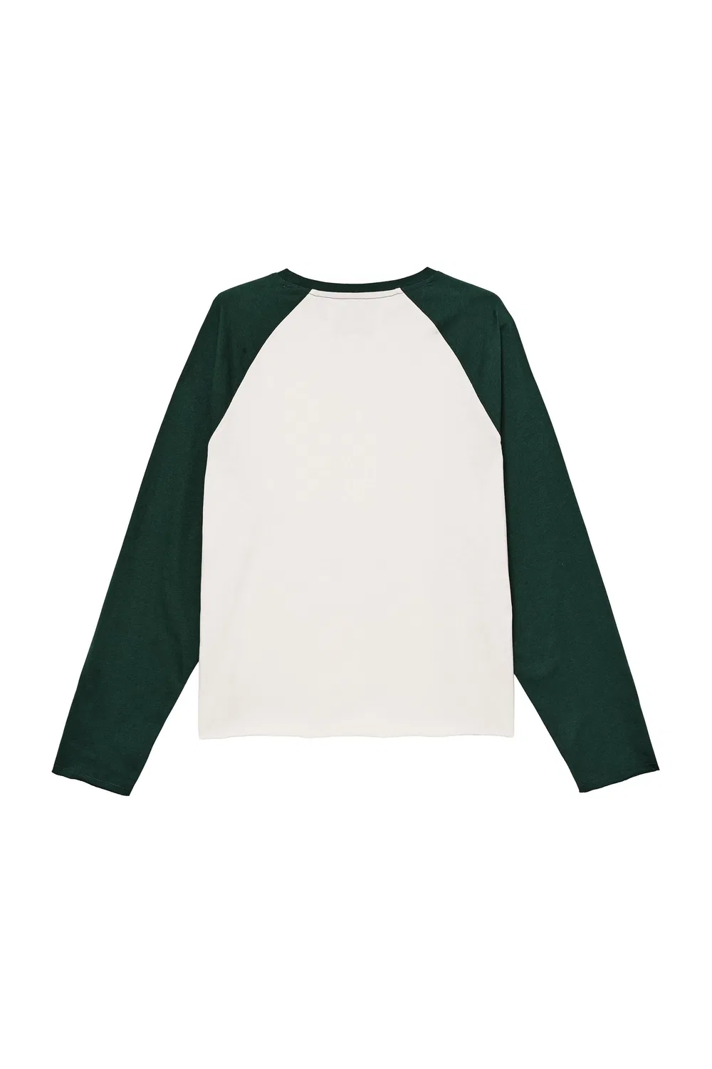 Укороченная футболка с цветовыми блоками ZARA, Greens — фото 3
