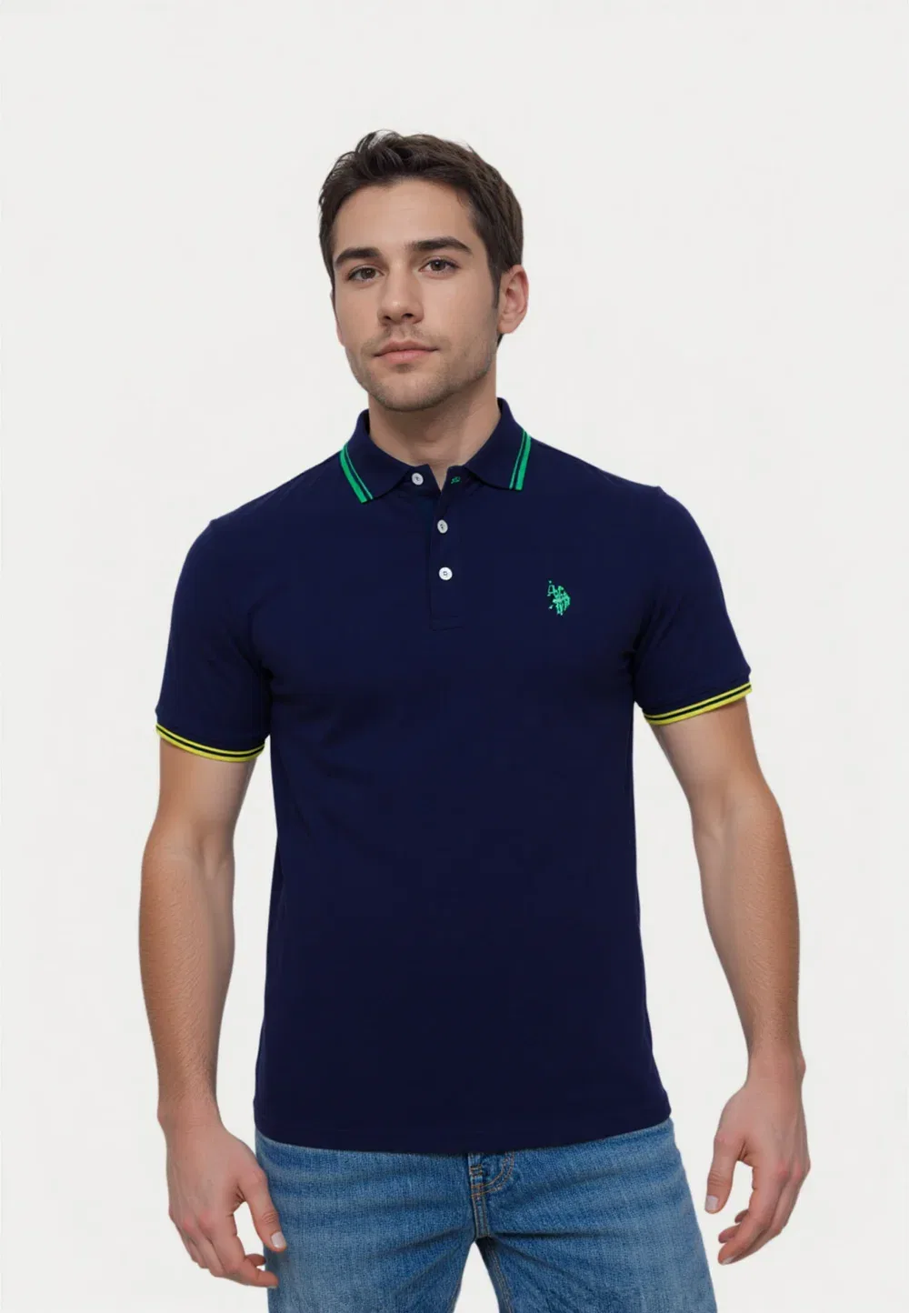Рубашка-Поло с коротким рукавом Barney U.S. Polo Assn., Dunkelblau