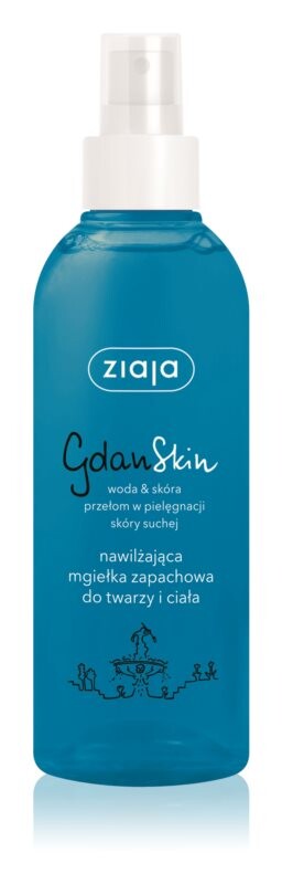 

Увлажняющий ароматный спрей для лица и тела Ziaja Gdanskin