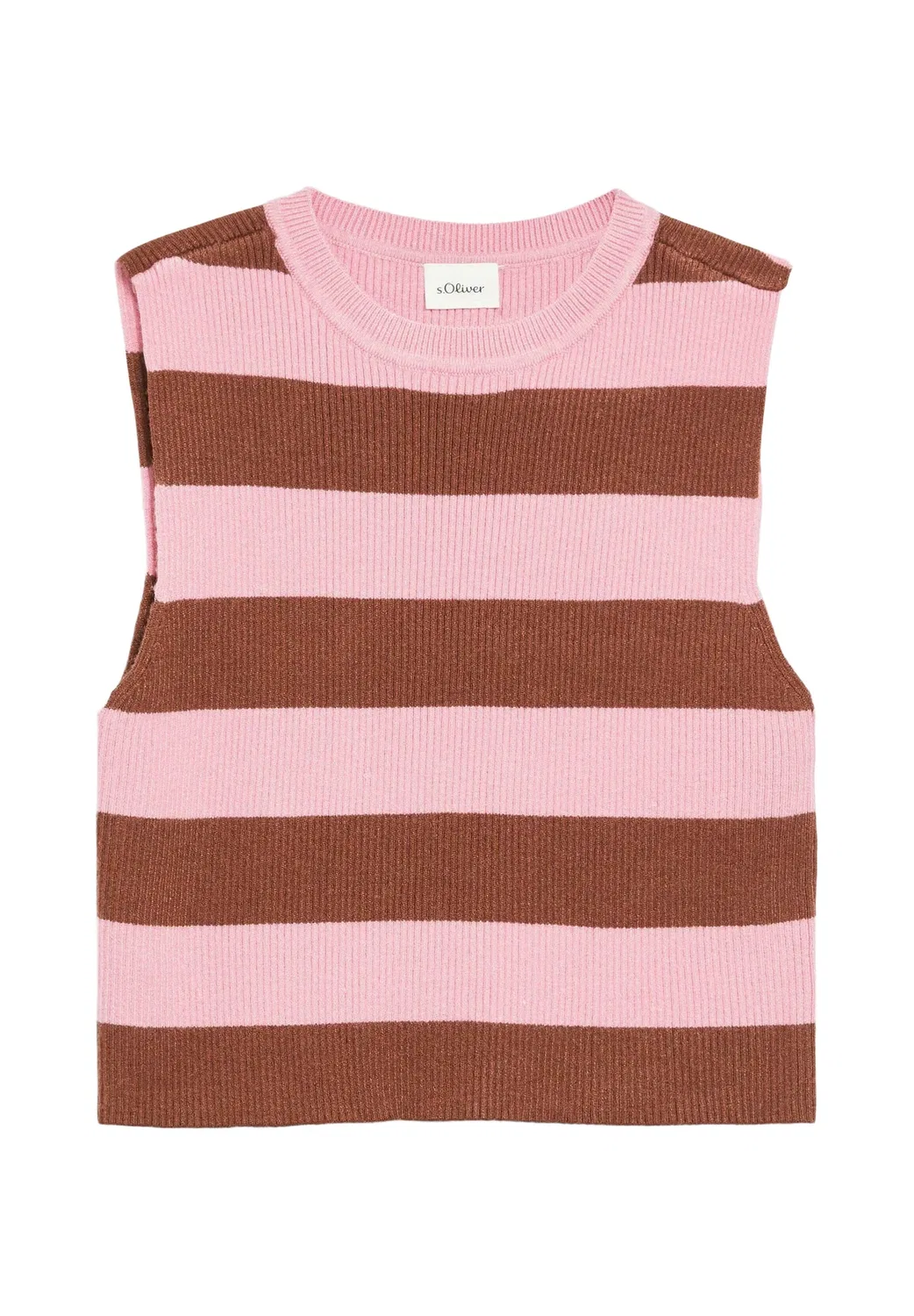 Strickpullunder - top S.Oliver, Mokka