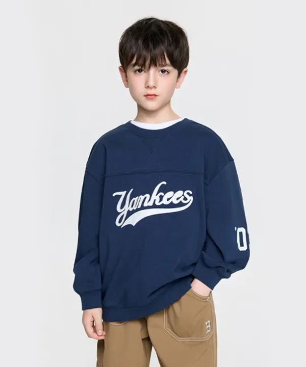 Свитшот Sportive Varsity, cursive, Mlb Kids, Navy — фото 4