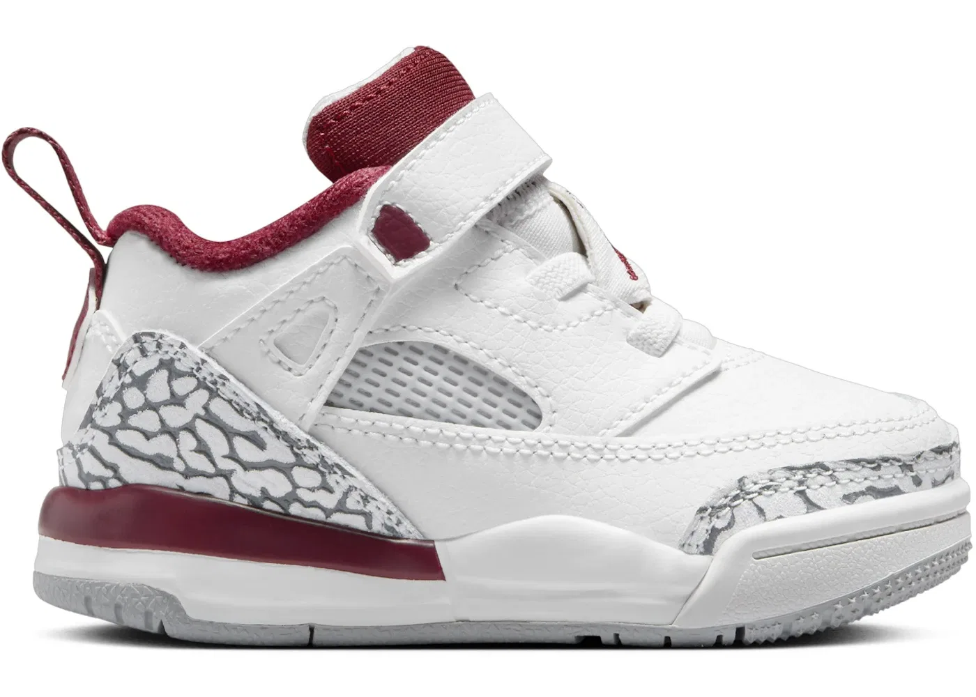 Детские кроссовки Lifestyle Jordan Spizike Low Jordan, White Wolf Grey Anthracite Team Red