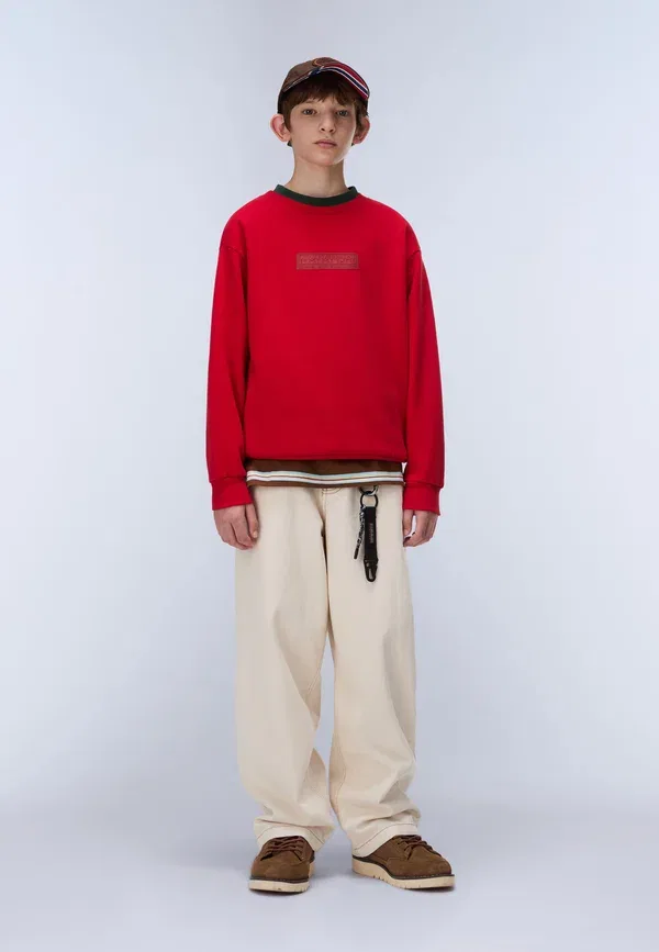Свитшот с принтом Unisex Napapijri, Haute Red R1F, красный — фото 2