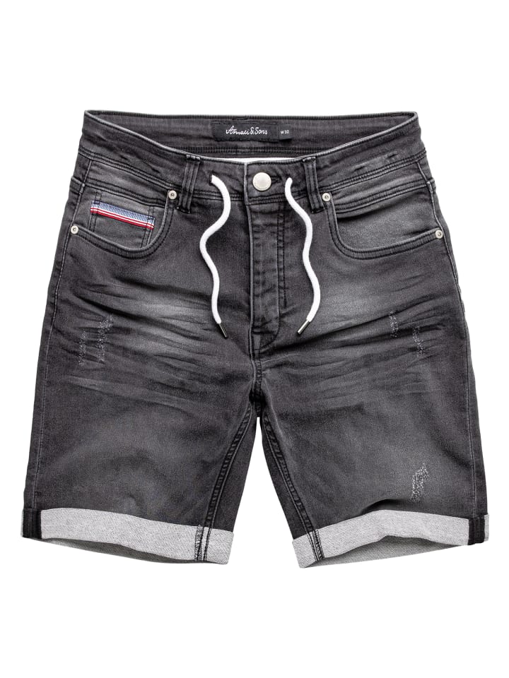 

Тканевые шорты Amaci&Sons, черный