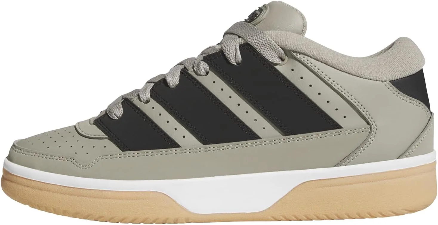 Мужские кроссовки Adidas Break Start 2000 с шнуровкой, повседневные - серые, бежевый/черный