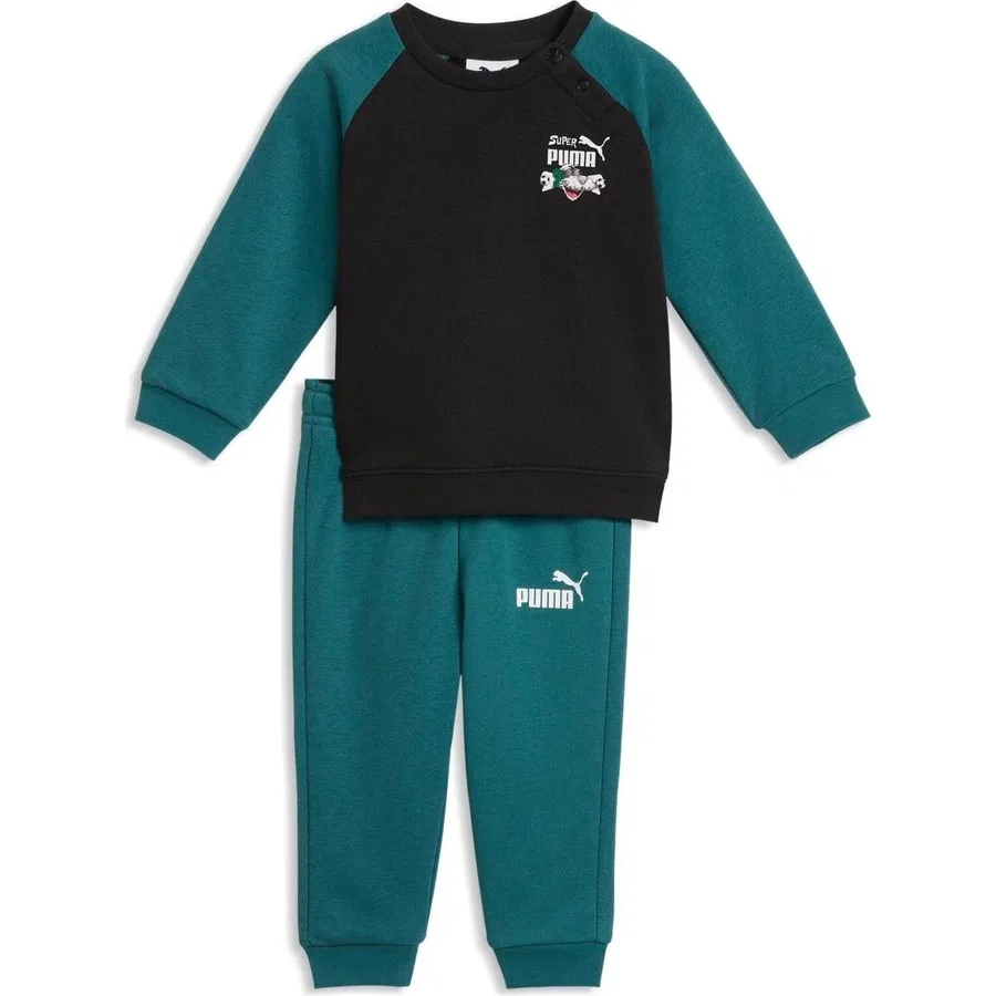 Спортивный комплект из двух предметов Super Crew Set Puma, Зеленый