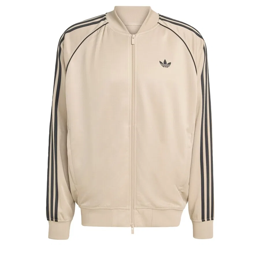 Куртка ADIDAS ORIGINALS межсезонья бежевого цвета