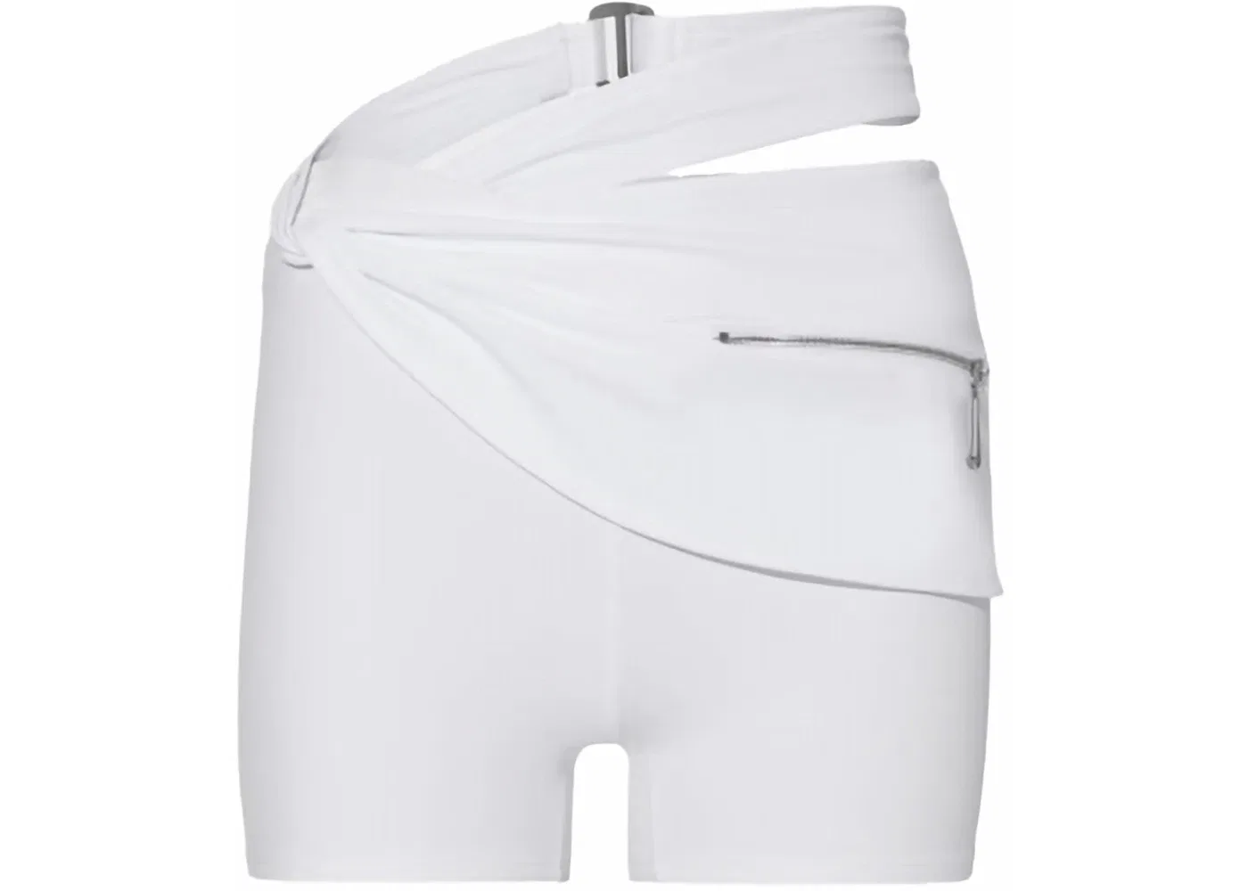 Женские шорты с драпировкой Jacquemus x Nike, White