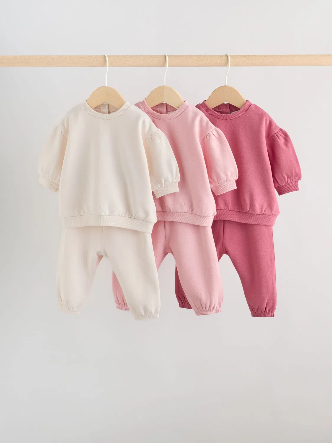 Next Розовый комплект Sweat Top & Joggers (0 мес.-3 года)