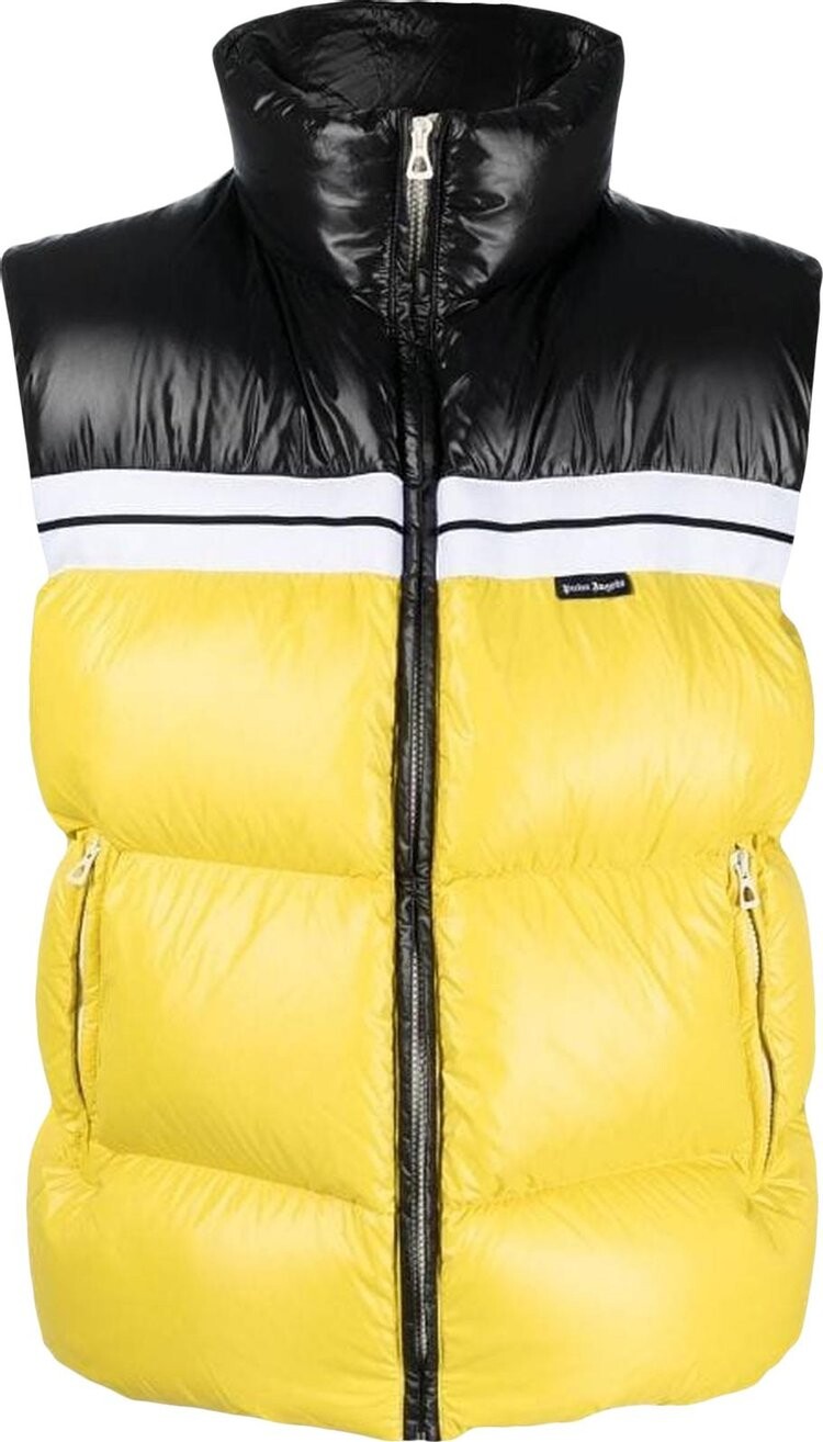 

Жилет Palm Angels Classic Track Puffed Vest 'Yellow/Black', желтый