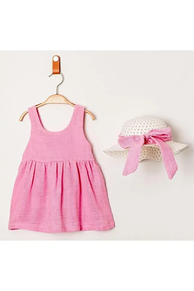 Детское платье для девочек с бантом Chicsy Baby, Orange