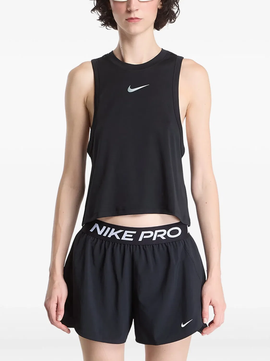 Nike Кроп-топ Pro Dri-FIT черный