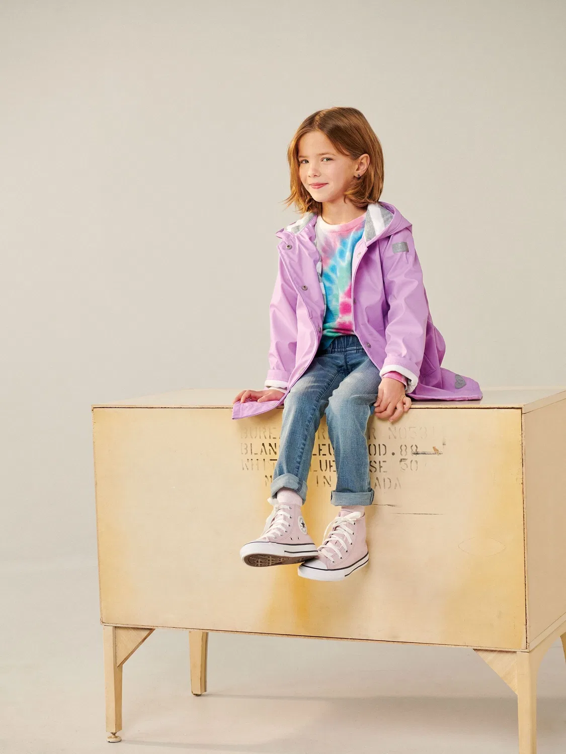 Дождевик Hatley Purple Splash, фиолетовый