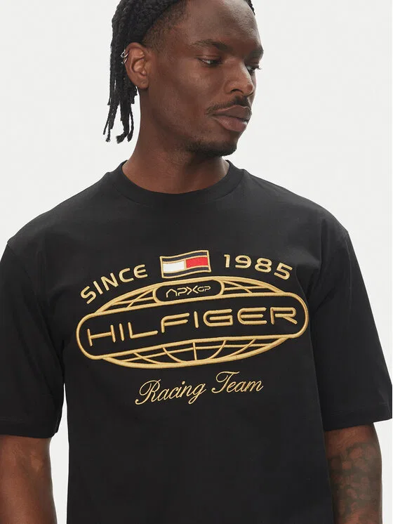 Футболка regular fit F1 Movie Tommy Hilfiger, черный — фото 4