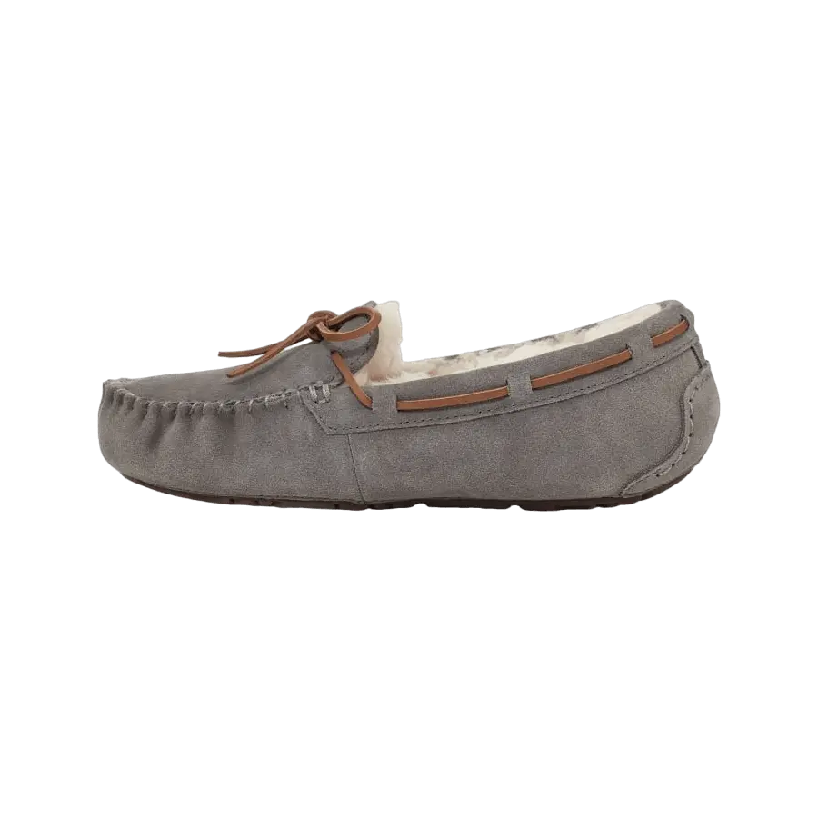 Замшевые тапочки UGG Dakota, серый
