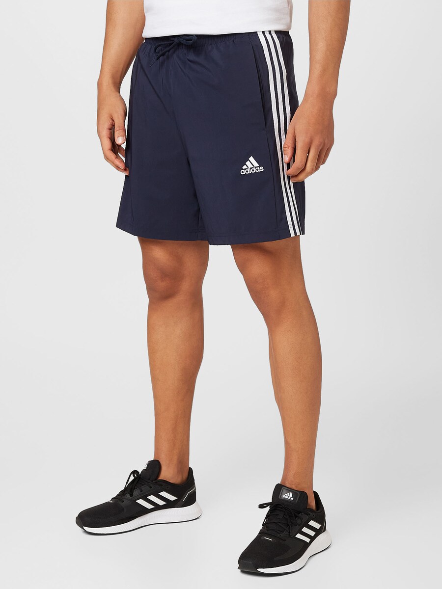 Шорты ADIDAS SPORTSWEAR Regular Workout Pants Essentials Chelsea, темно-синий — фото 2