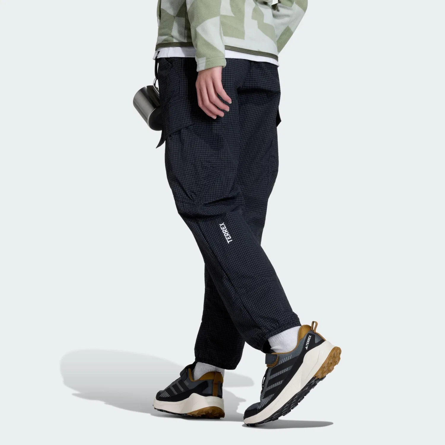 Детские карго-брюки с технологией Clima365 Terrex Kids Xploric CLIMA365 Adidas, Schwarz — фото 3