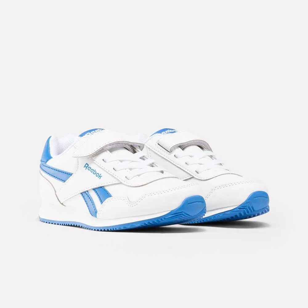 Детские кроссовки для мальчиков с логотипом Reebok Royal CL Jog 3.0 1v Reebok, Ftwwht Kinblu Kinblu — фото 4