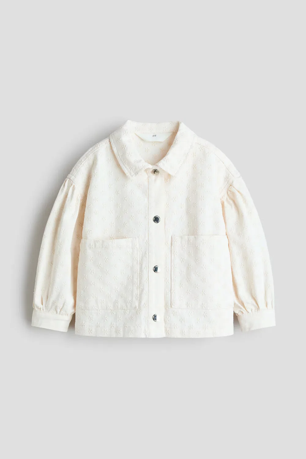 Куртка из вышитой саржи H&M, Weiß