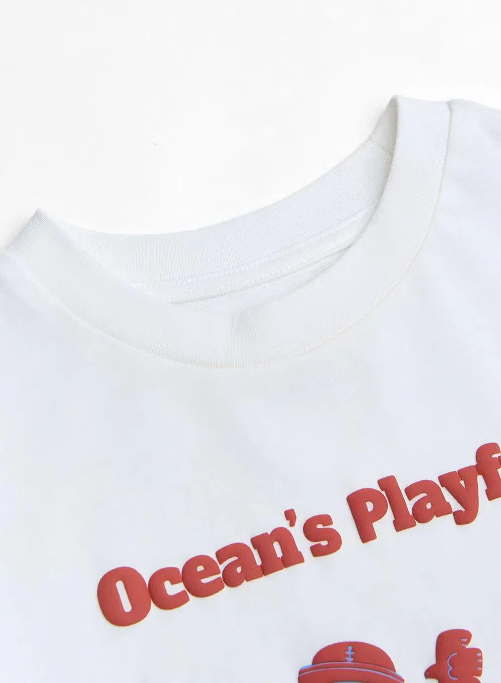 Футболка с принтом Ocean's Playful Giordano, белый — фото 3