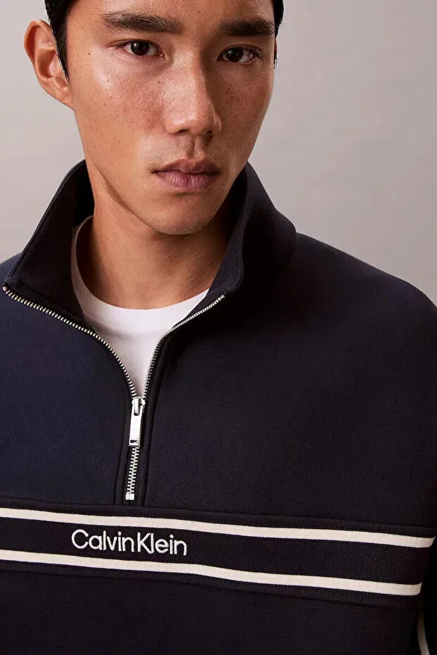 Мужские свитшот с длинным рукавом Calvin Klein, Black — фото 4