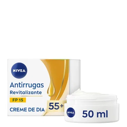 Крем дневной омолаживающий Nivea Antiwrinkle 55 Revitalizing Day Cream SPF15, 50 мл