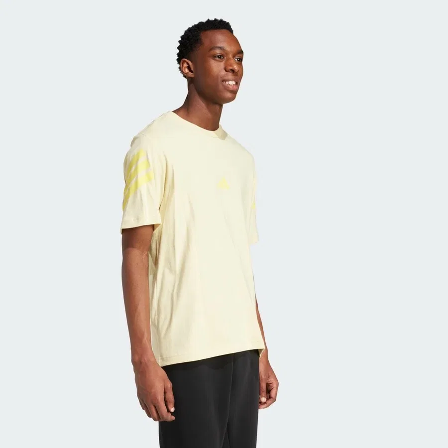 Мужская футболка с принтом JD4871 M FI 3S REG T adidas, Желтый — фото 3