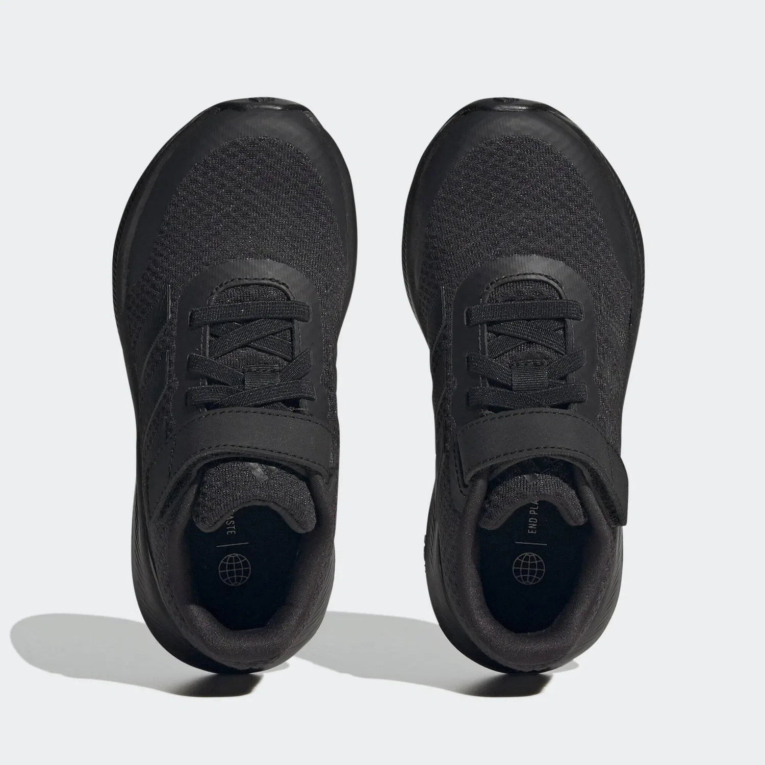 Детские кроссовки с эластичными шнурками и липучкой RunFalcon 3.0 Elastic Lace Top Strap Adidas, Schwarz — фото 3