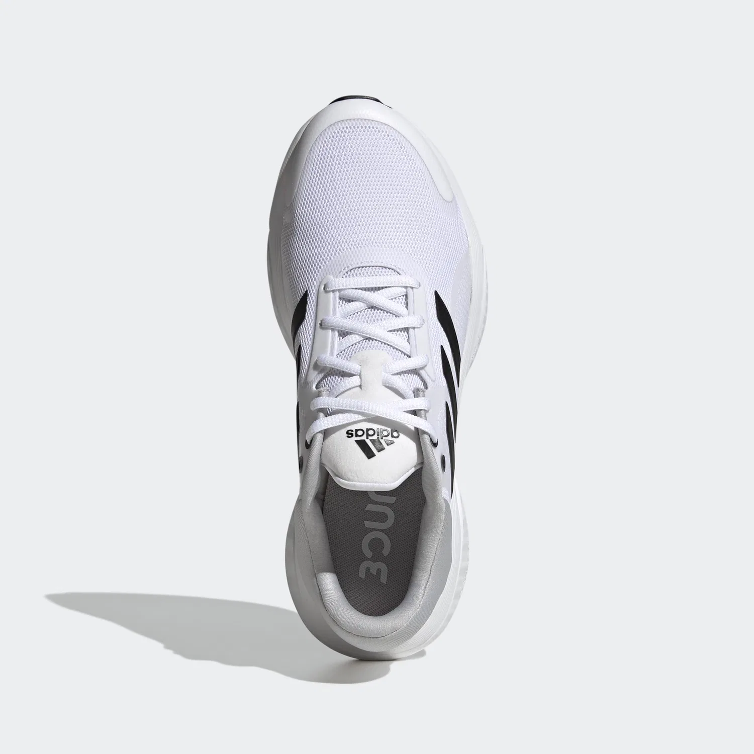 Мужская футболка с принтом Entrada 18 Adidas, Cloud White Core Black Grey Two — фото 3