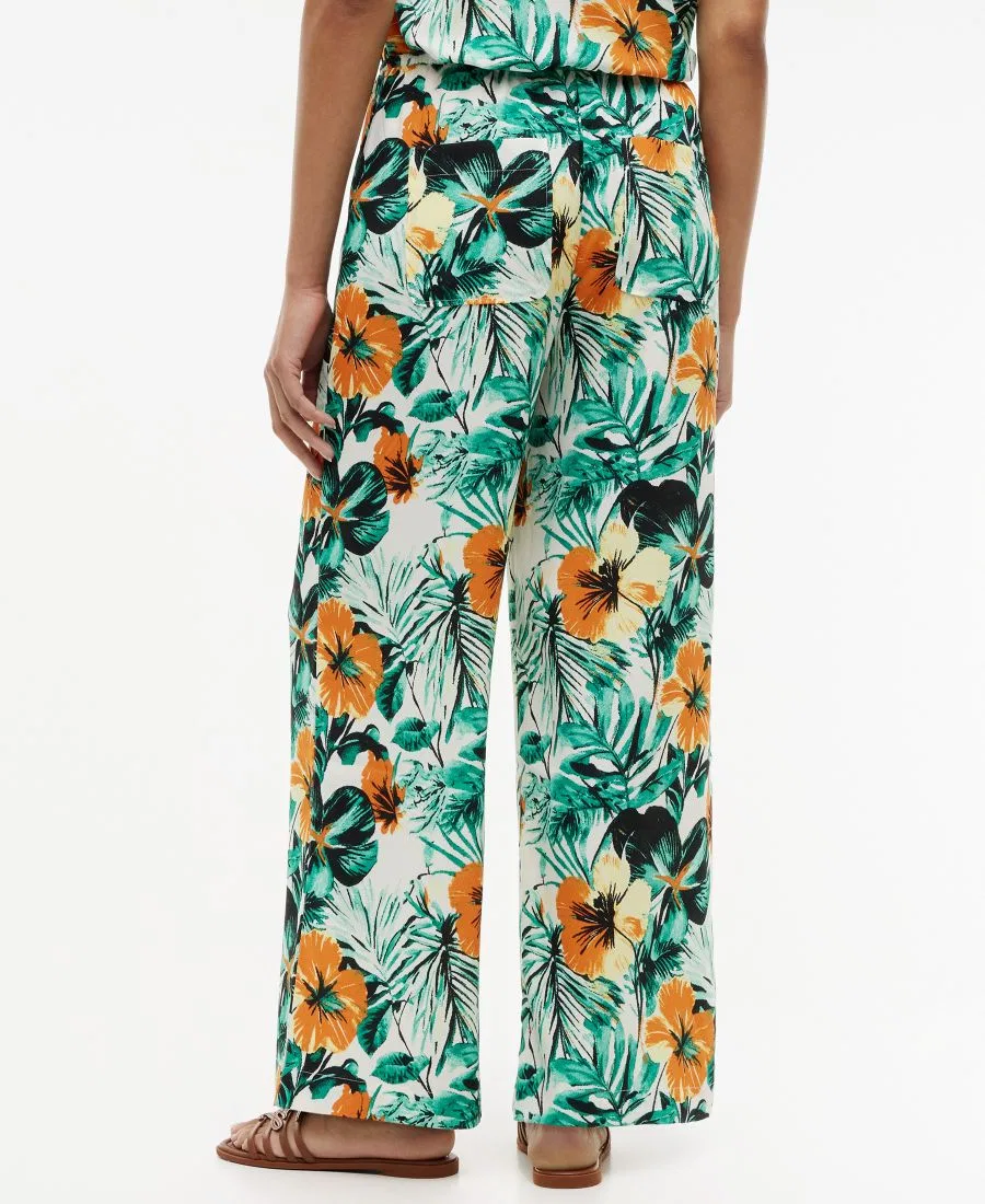 Женские брюки с принтом, на поясе Tommy Hilfiger, Summer Floral — фото 4