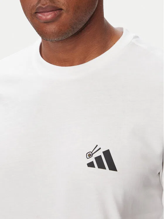 Футболка regular fit Sushi Graphic Adidas, белый — фото 4