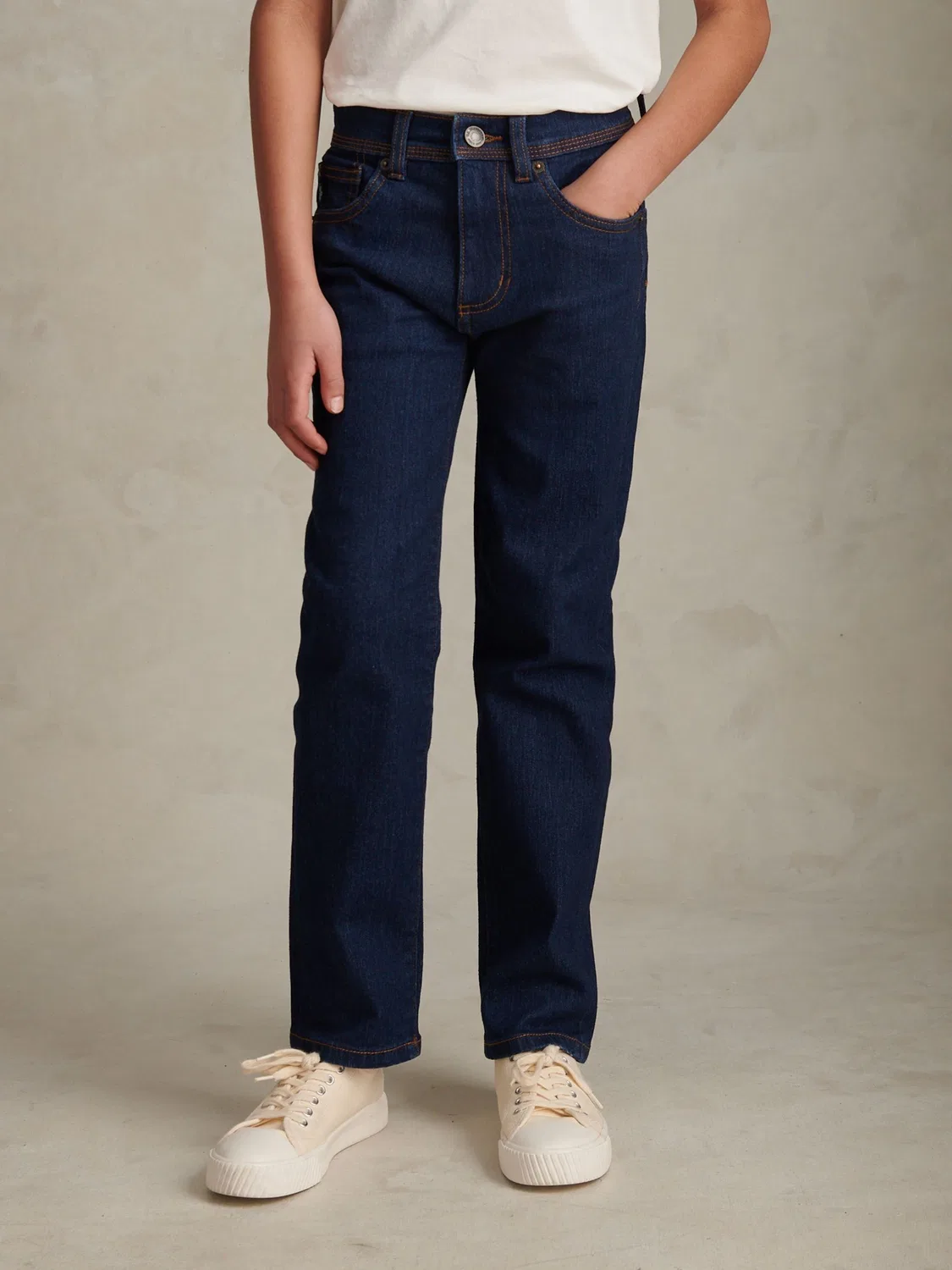 Джинсы прямого кроя stretch U.S. Polo Assn, синие