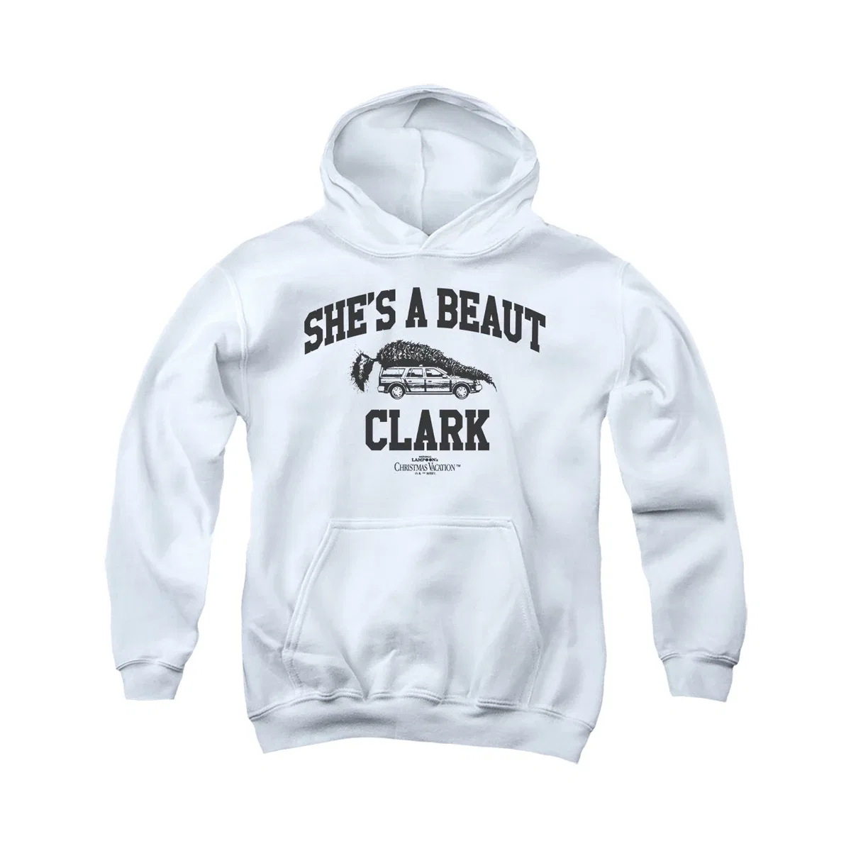 Детское худи для мальчиков с принтом It's A Beaut Clark LOGOVISION, White