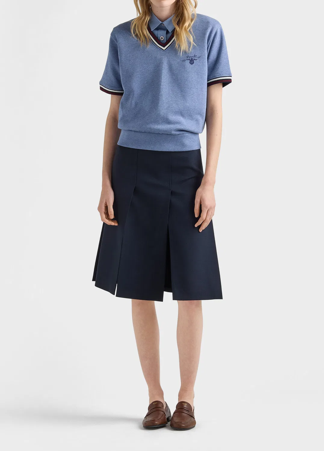 Свитшот Prada, синий — фото 2