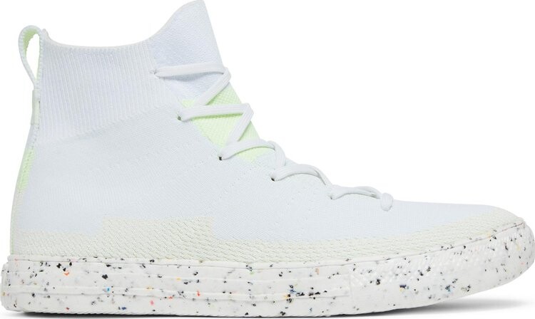 

Кроссовки Converse Chuck Taylor All Star Crater Knit High White Barely Volt, белый