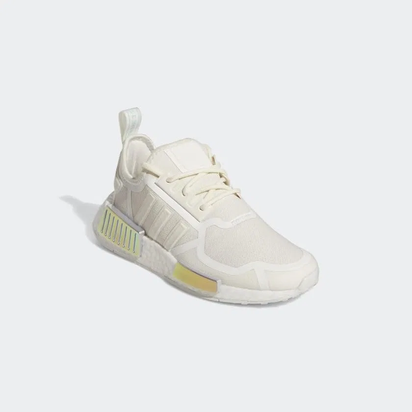 Детские кроссовки для мальчиков с технологией Boost Adidas Nmd R1, Core White Core White Crystal White — фото 4