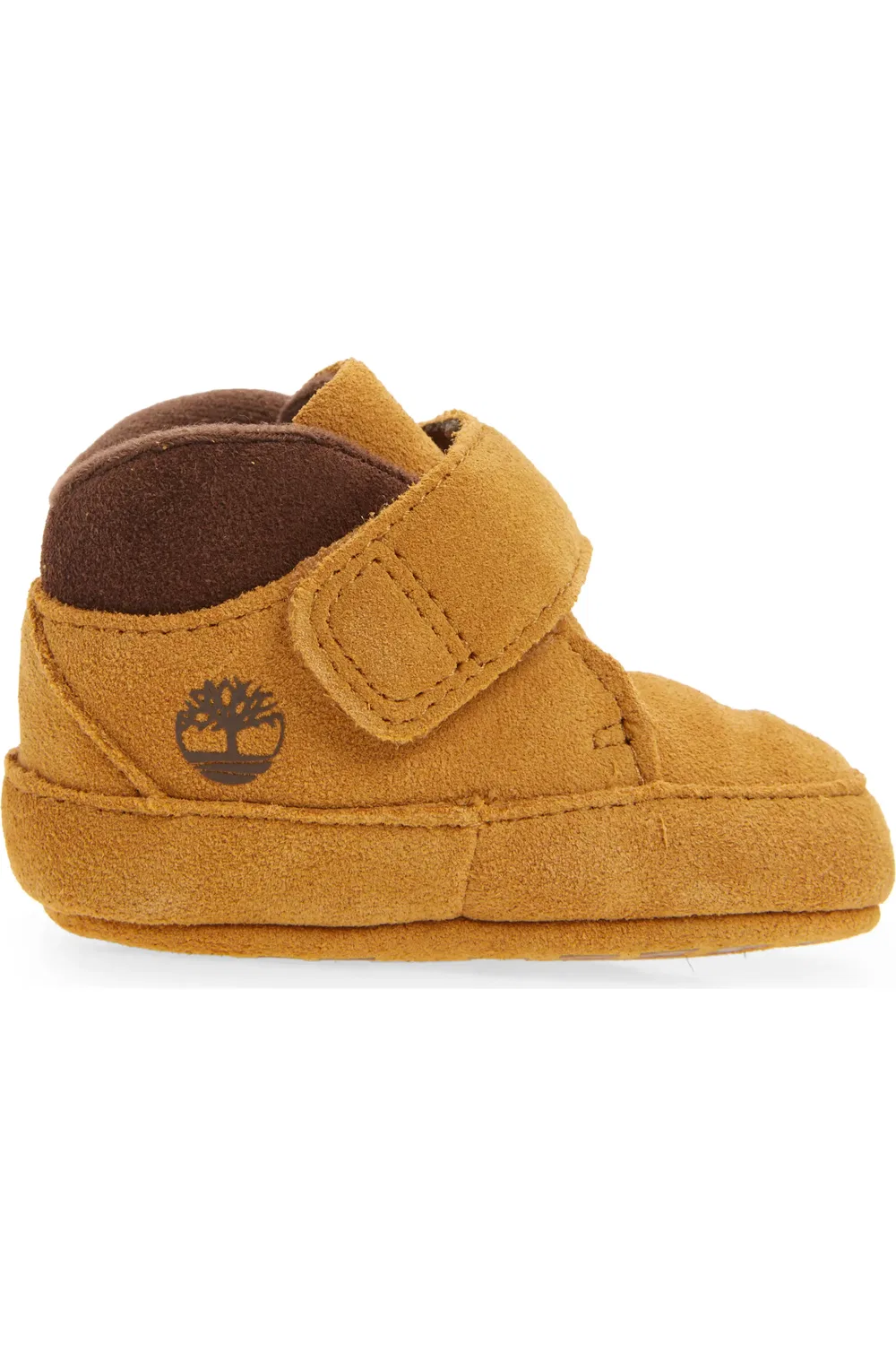Ботинки детские на мягкой подошве Hook-and-Loop Timberland, Wheat Suede — фото 3