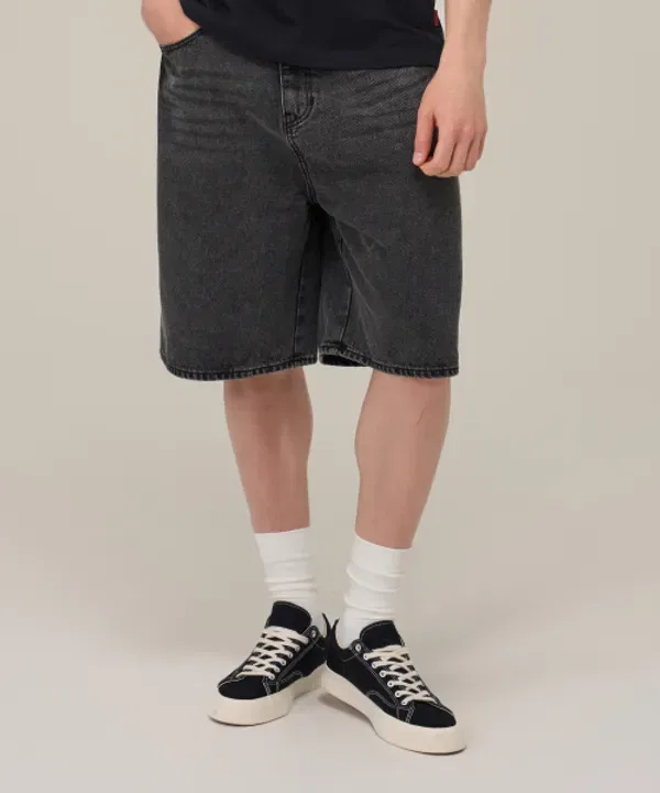 Джинсовые шорты Iconic, Superdry, Melange Black